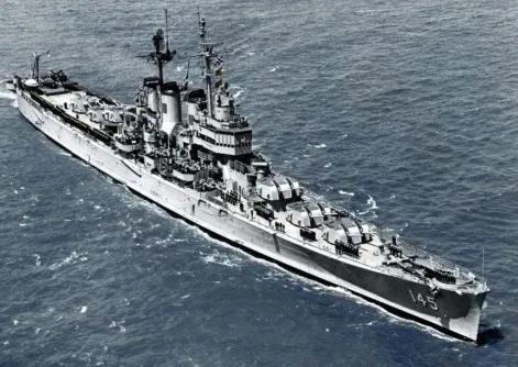 光荣级巡洋舰三视图,三桅舰船