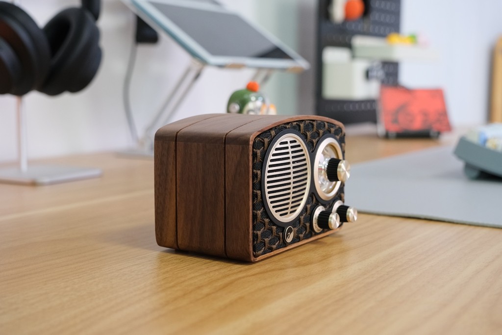 惠威MT1-Max复古网纹蓝牙音箱,swan惠威mt1-mini