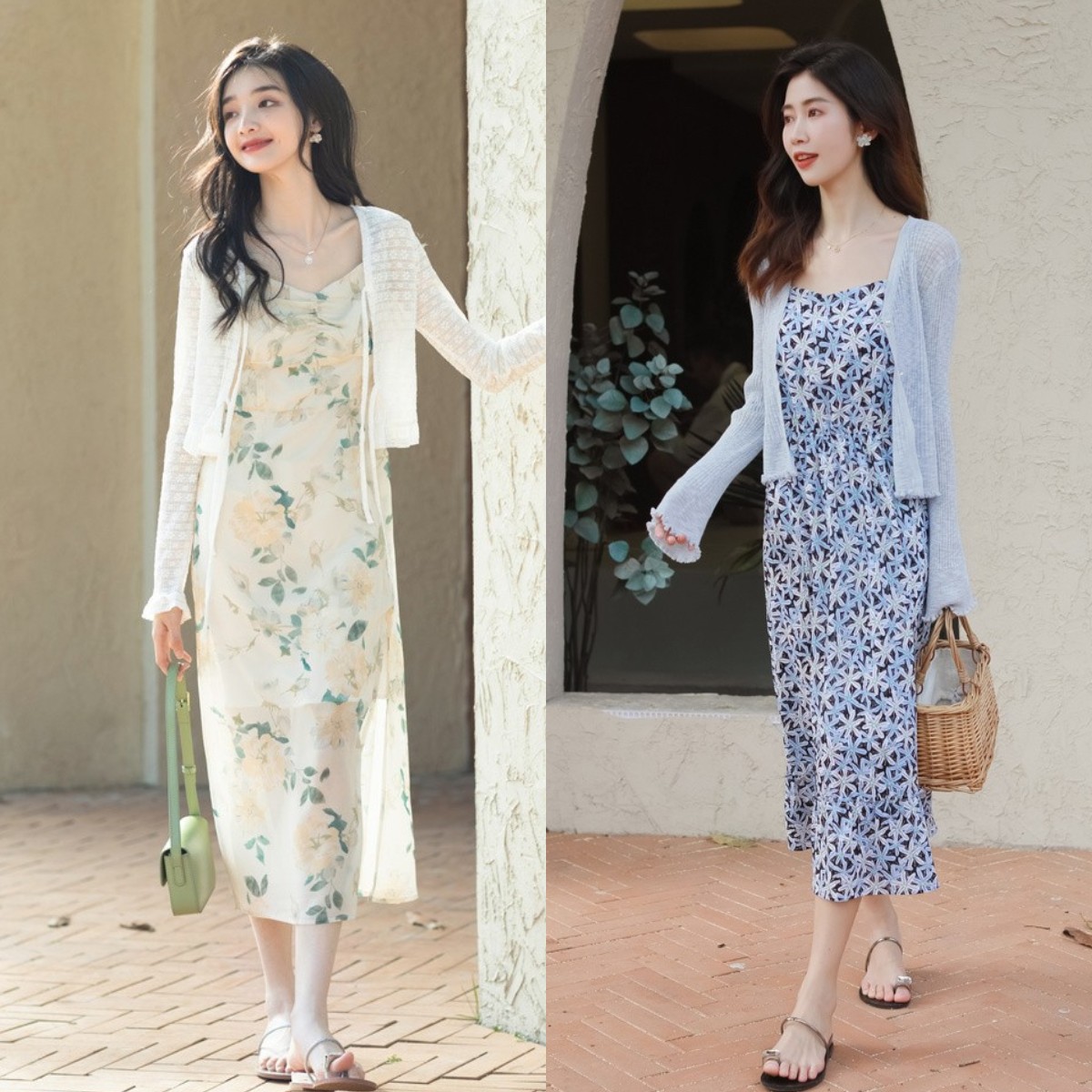 碎花裙夏天的最佳开启模式,碎花裙如何才能穿得清新脱俗