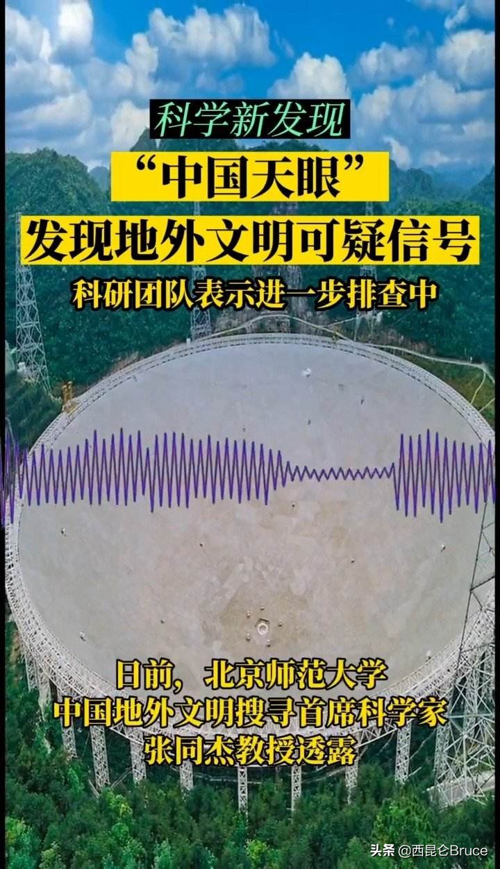 中国天眼发现了外星人了吗,天眼真的搜索到了外星人的信号吗