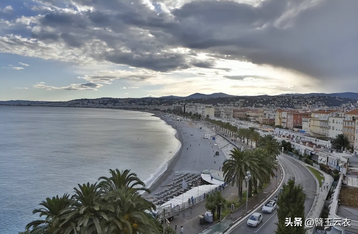 法国尼斯蔚蓝海岸旅游,法国尼斯地中海边
