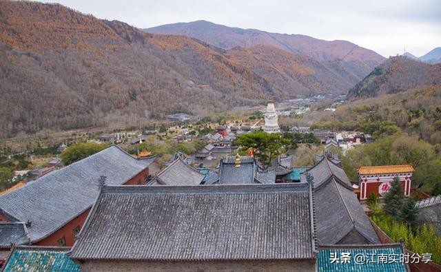 五台山海拔多少合适,五台山海拔624米至3061米