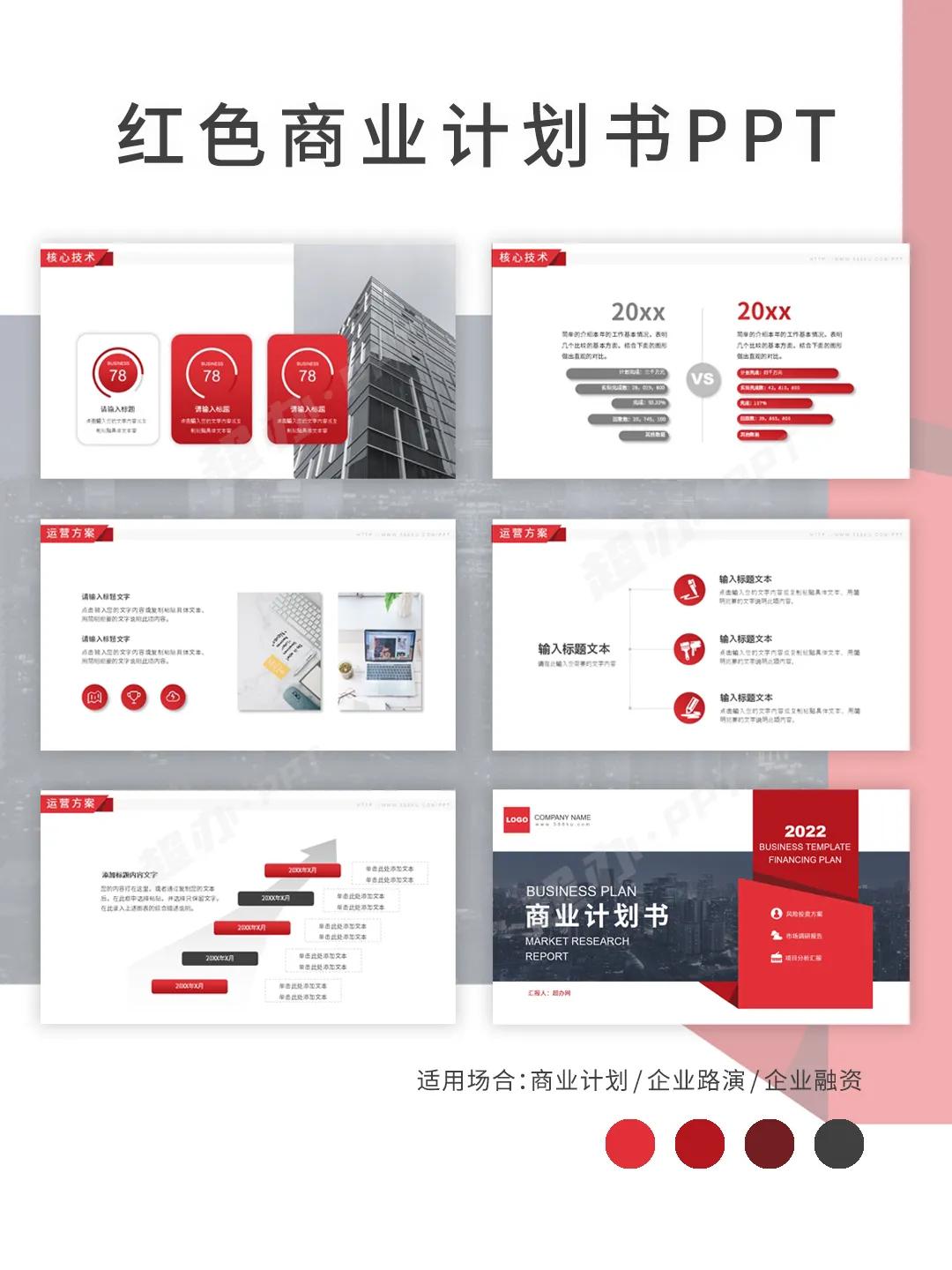 ppt商业计划书模板免费下载,蓝色简约商务计划书ppt模板下载