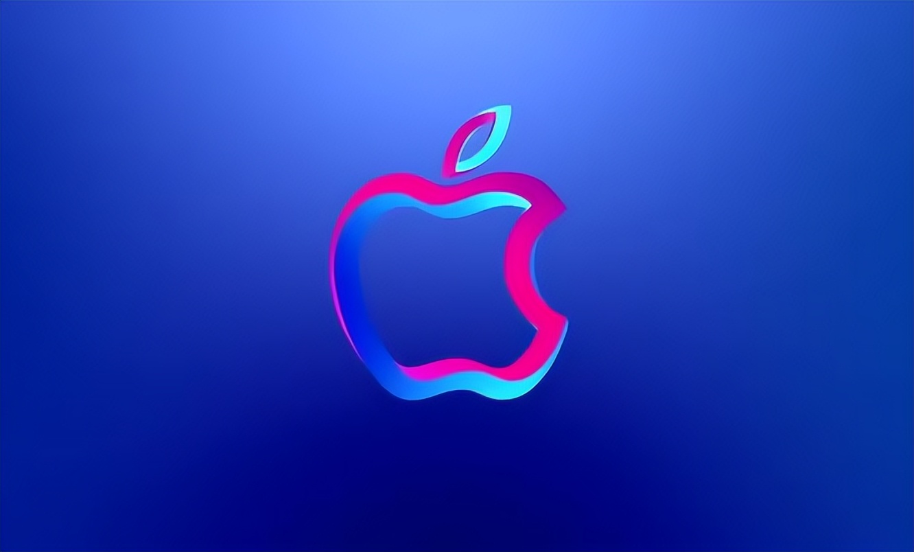 彩色苹果logo设计理念,苹果彩虹logo设计图