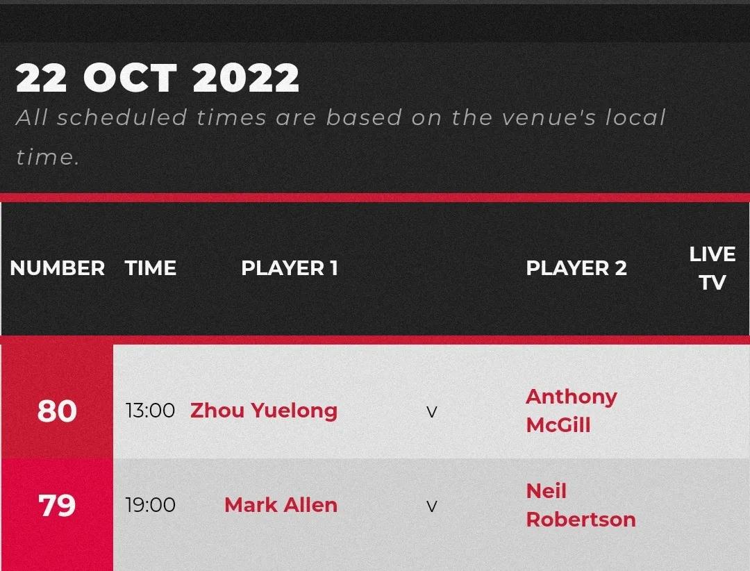 北爱尔兰公开赛周跃龙艾伦,北爱尔兰斯诺克公开赛周跃龙