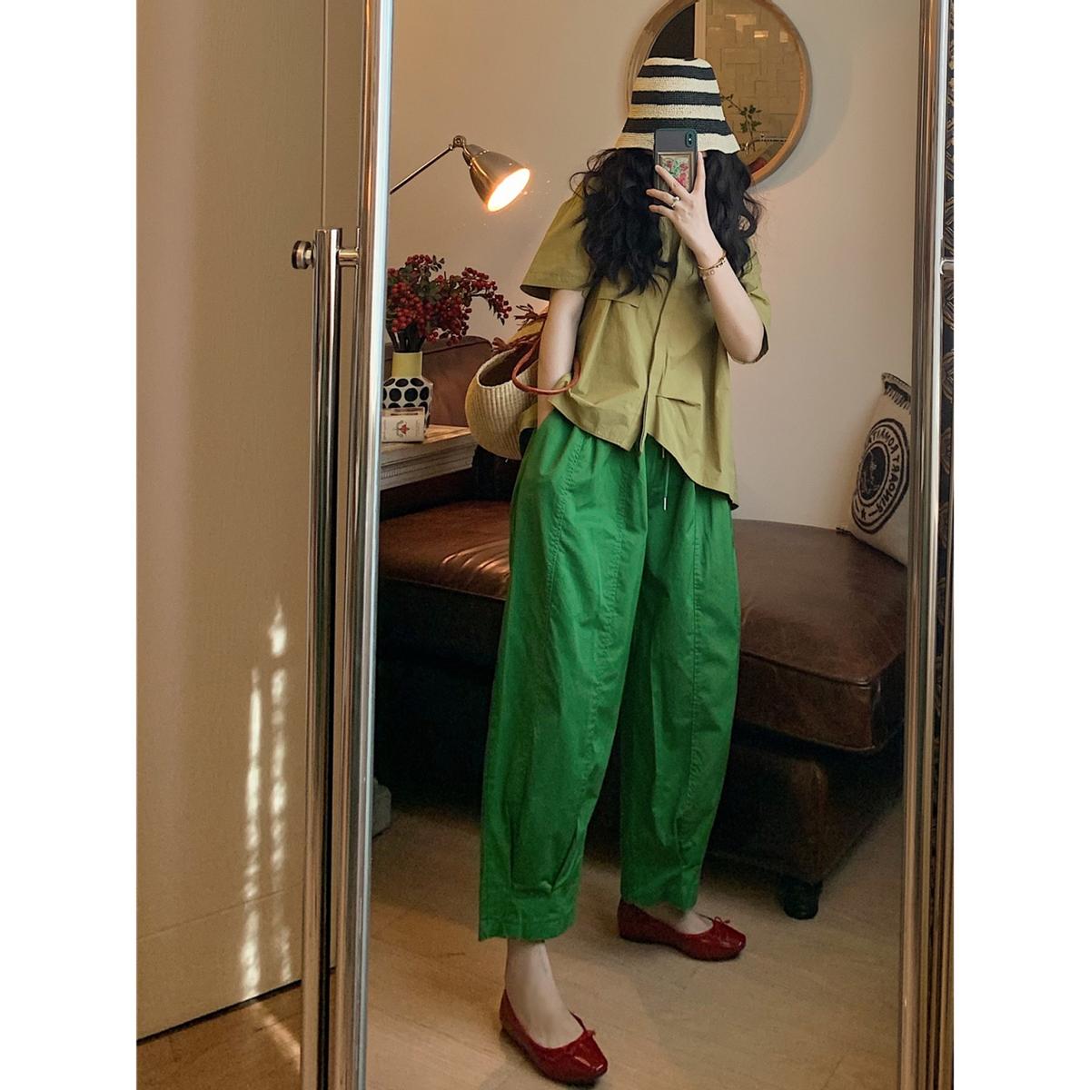 灯笼裤显瘦修身裤子,高腰灯笼裤适合什么身材穿