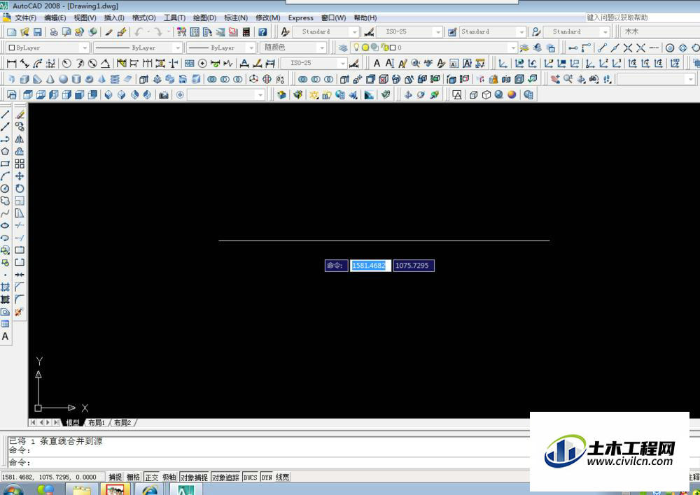 cad中如何将两条直线合并成一条,cad样条曲线怎么跟直线合并