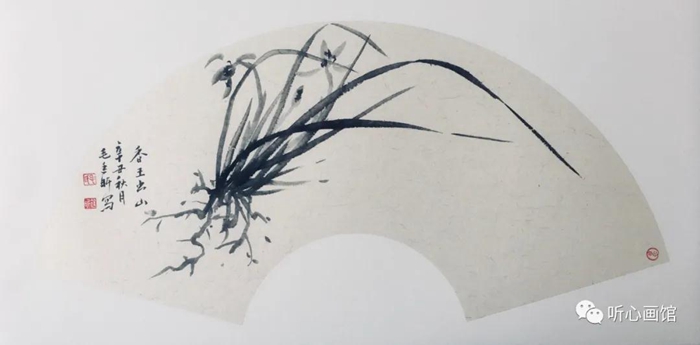 国画工笔画兰花作品欣赏,国画大师霍春阳兰花作品欣赏