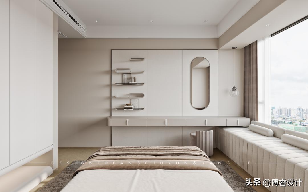 缪｜以“弧”为主，构建228㎡现代大平层