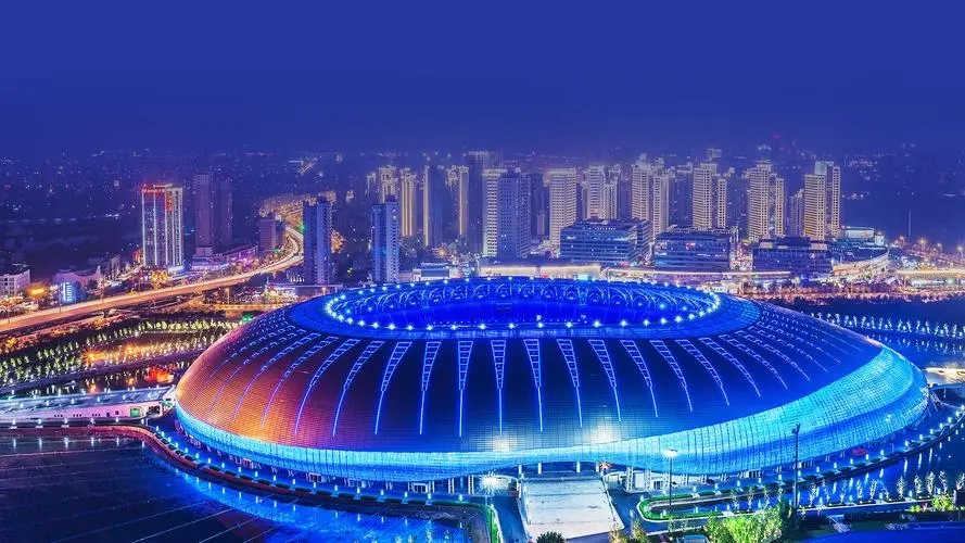 体育场馆邮票,中国第一套体育邮票