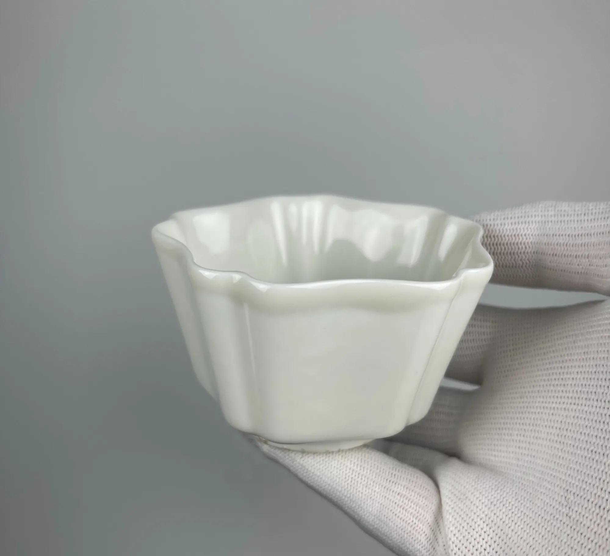 明代德化白瓷杯喝茶口感好吗,古代喝茶瓷器杯