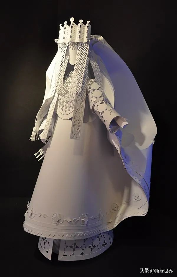 纸艺作品绘画,千变万化的纸艺术作品