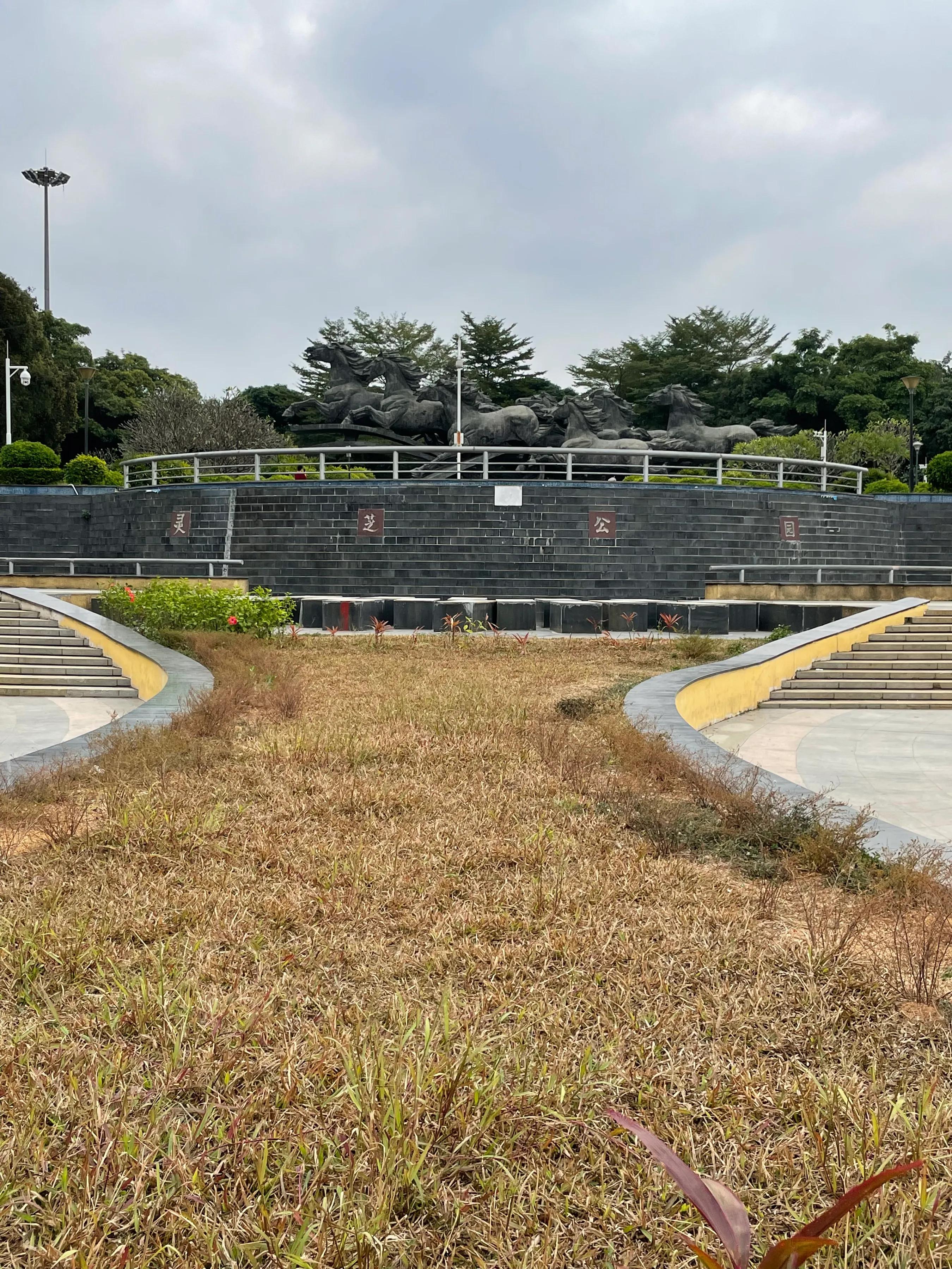 深圳市宝安灵芝公园正在建什么,宝安灵芝公园