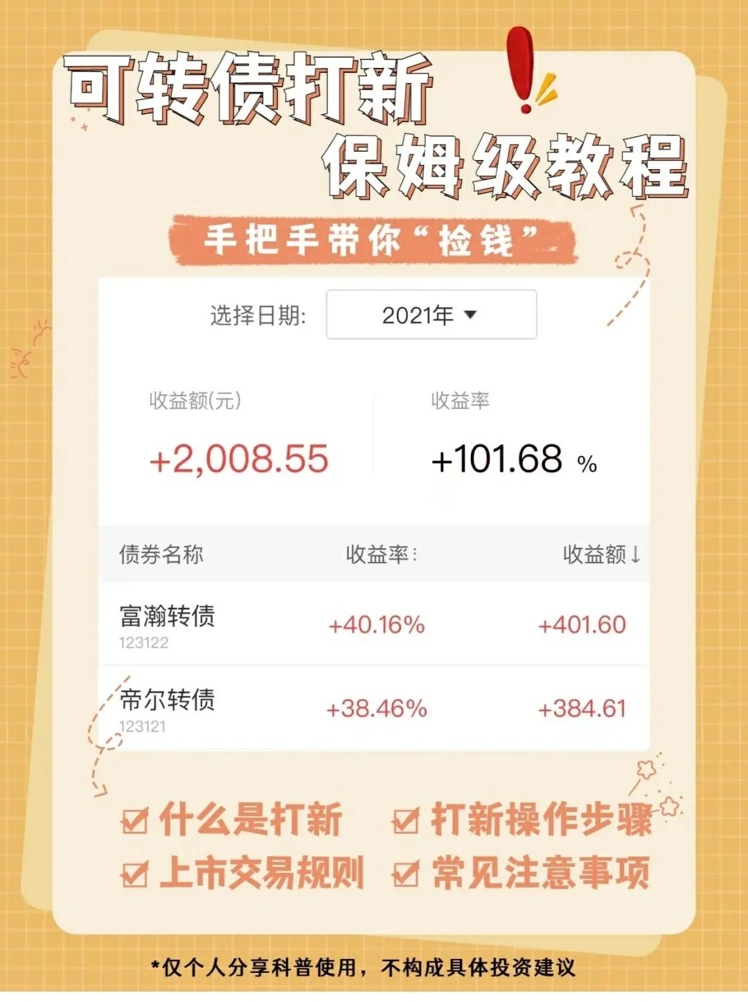 可转债打新从入门到精通,可转债打新及买卖小白教程