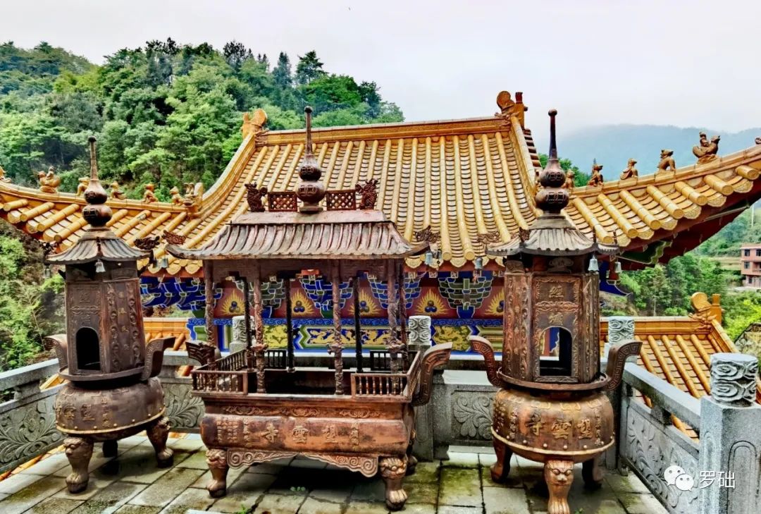 冒雨骑游资江小三峡·板竹山·望云寺观风景