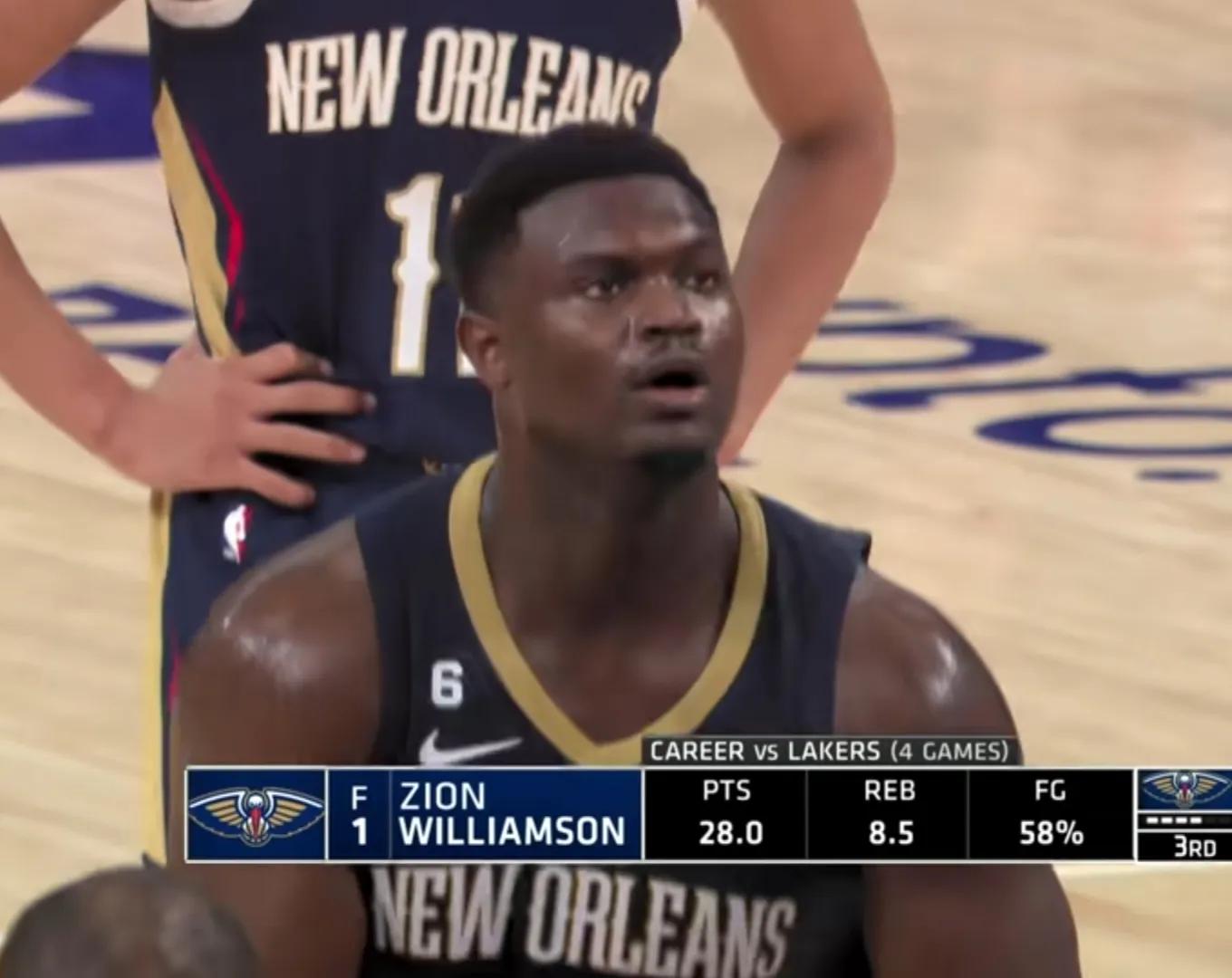 外卖员绝命压哨三分拯救詹姆斯,湖人加时险胜鹈鹕,豪取两连胜