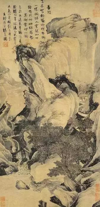 明代山水画100幅大饱眼福值得借鉴,明清高清山水作品欣赏