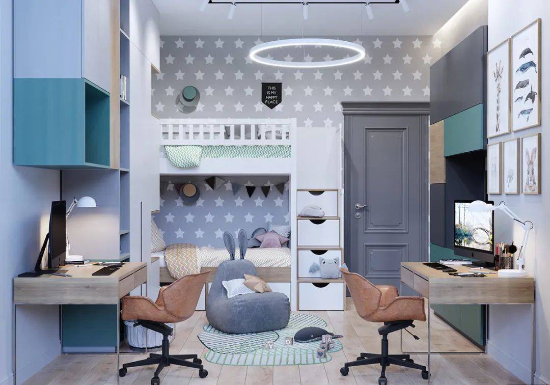 儿童房健康安全注意事项,儿童房安全好看