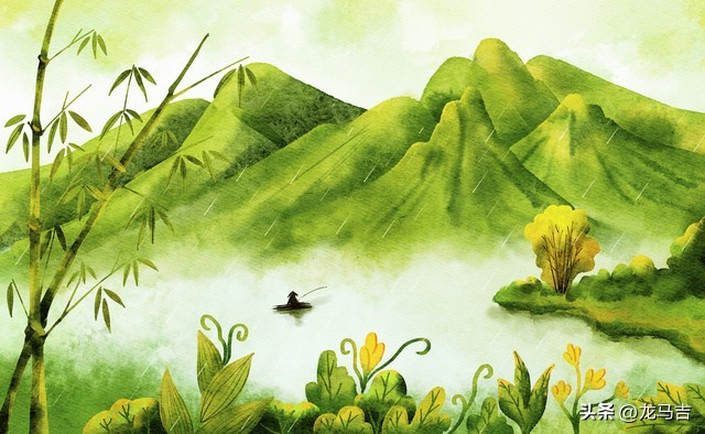 雨水时节，春雨犹添新绿，13首古诗词写意春色乍现之美