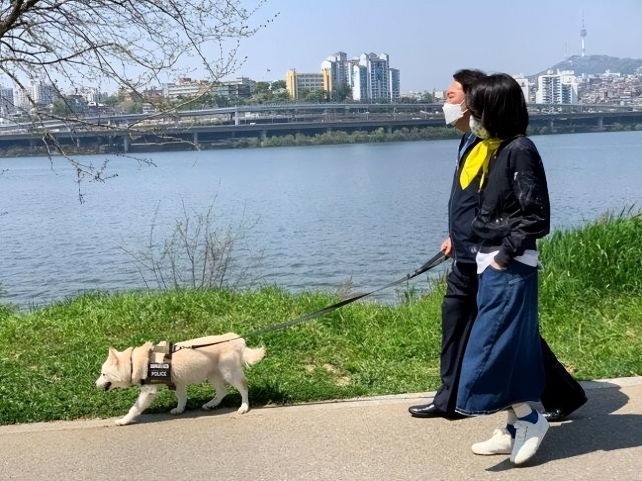 新一任韩国总统夫人,韩国现任总统夫人出访照片