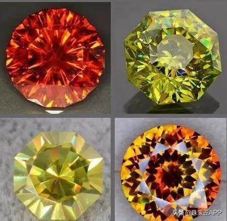 四种宝石图片大全,各种宝石黄色