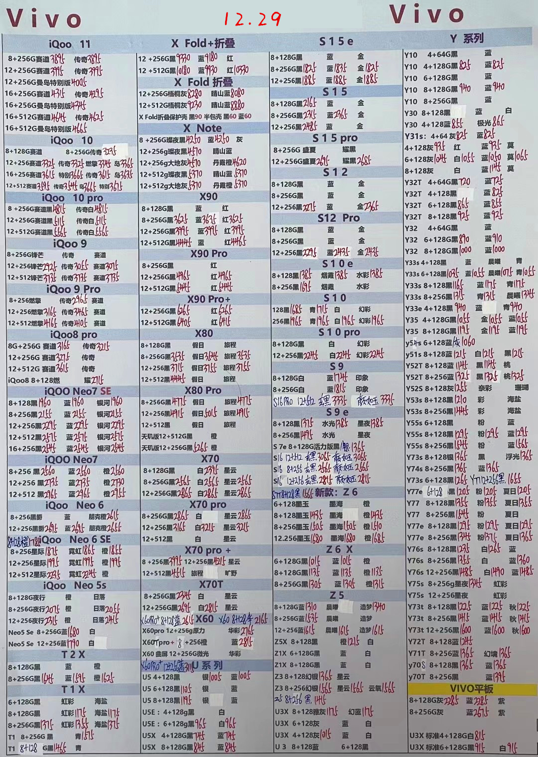 华强北手机批发12月31日报价,华强北2022年10月12日手机报价