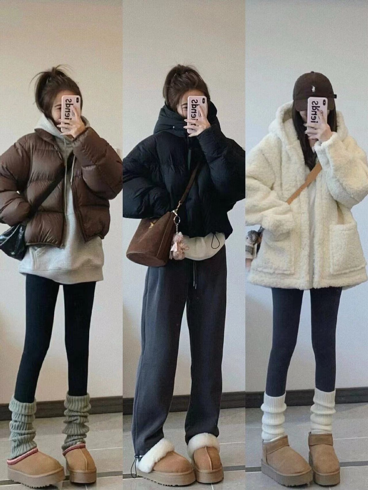 冬季好看保暖的穿搭,冬天保暖又好看的搭配图片大全