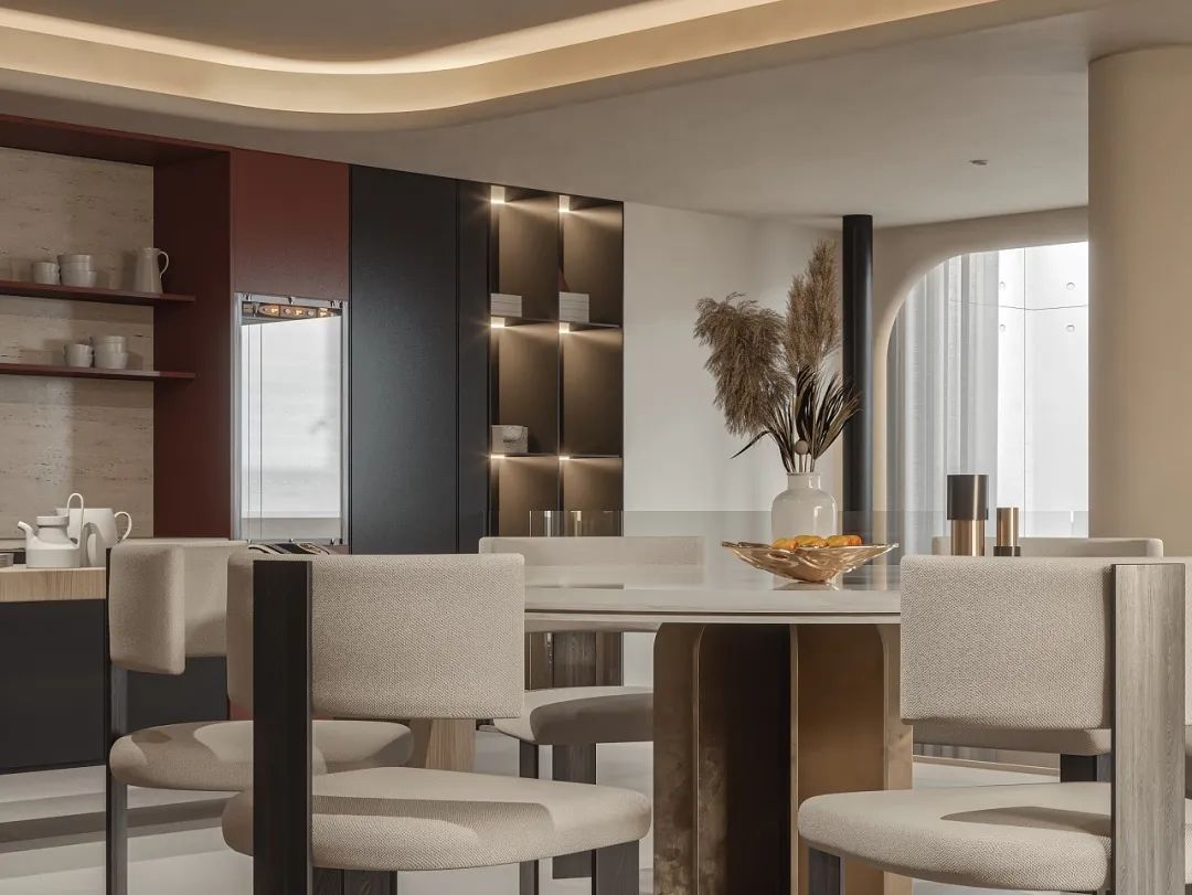 美涂士艺术漆轻奢风格,美涂士艺术漆效果图搭配