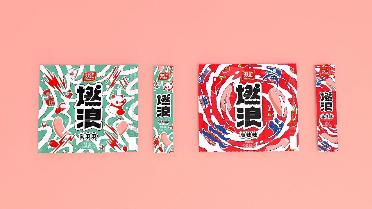 香肠独立包装设计,国外香肠优秀包装设计