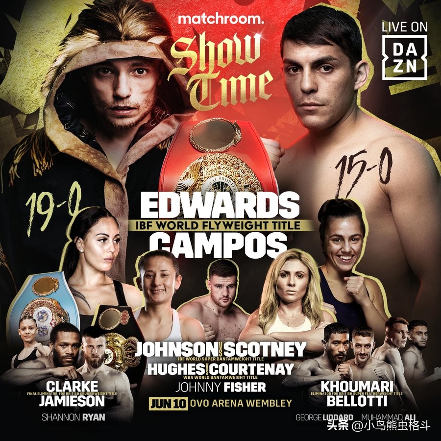 拳击预告,四月拳击赛事预告