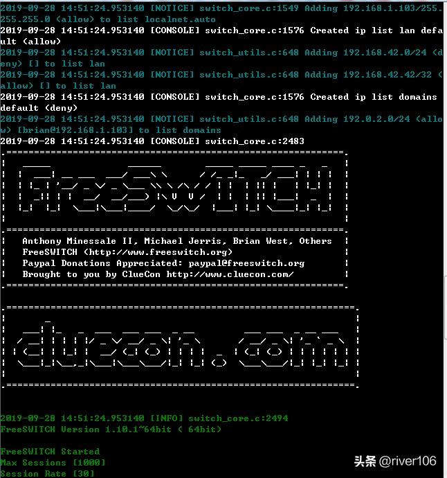 windows下运行freeswitch,freeswitch安装和配置