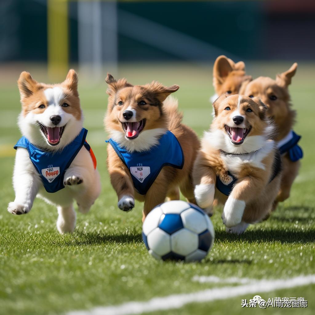 8只足球小将狗狗，这才是真正的萌宠世界杯！