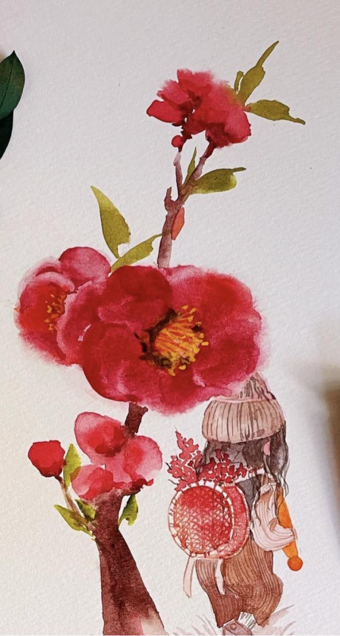 古风小插画q版萌可爱,可爱的古风人物插画