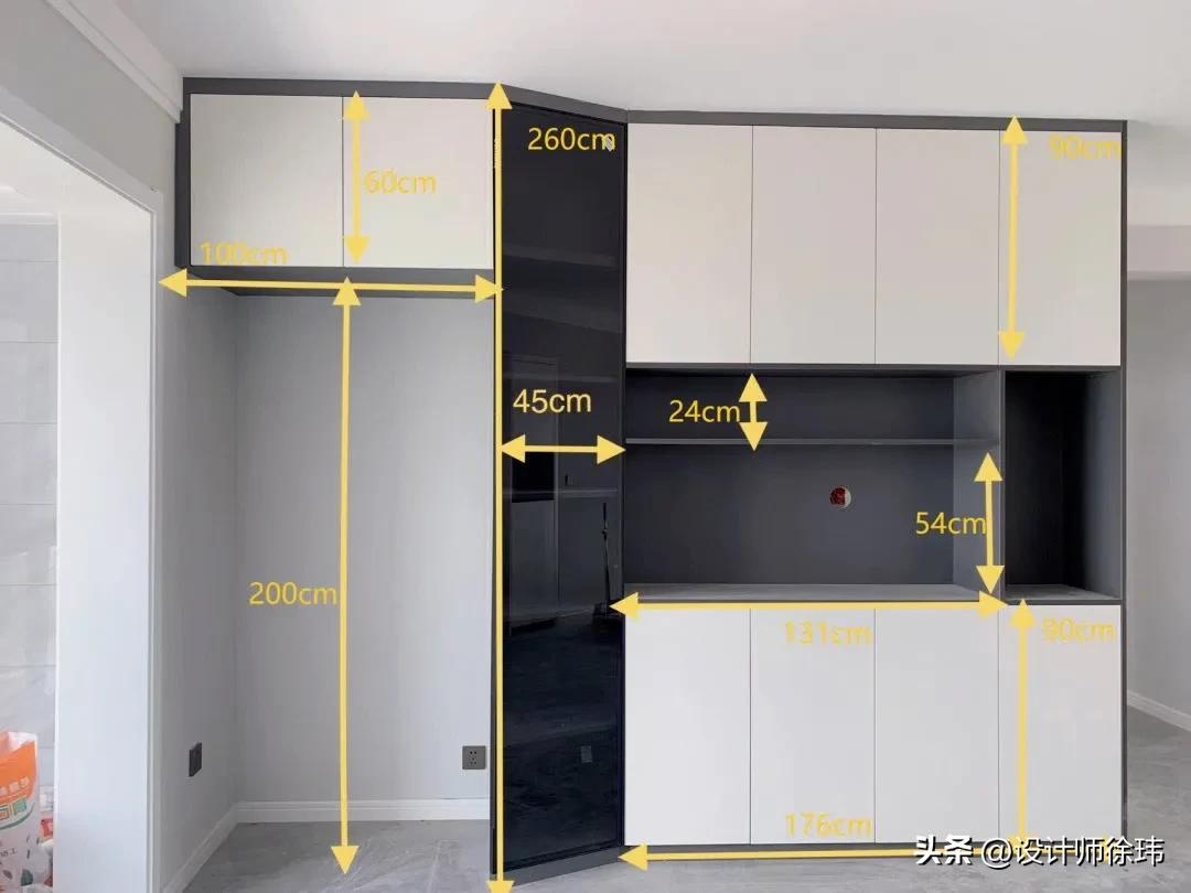 冰箱柜尺寸大全一览表,双门冰箱尺寸一览表