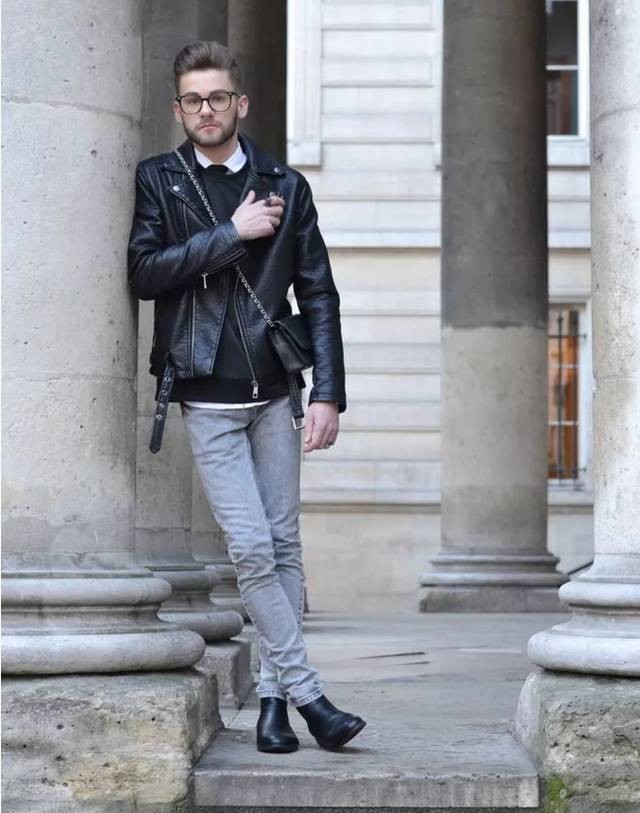 矮个子男生配靴子的穿搭,小个子靴子穿搭男