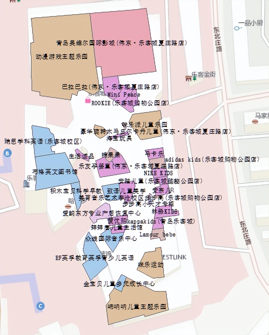 青岛西海岸新区繁华地段商圈,青岛最全的购物广场