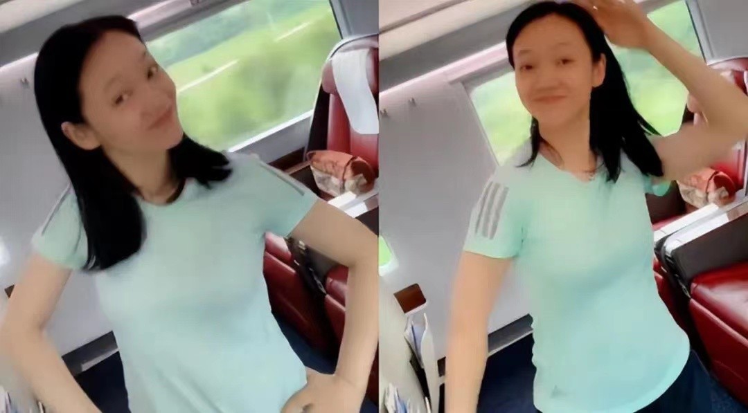 主持人周群走秀,周群跳舞的视频