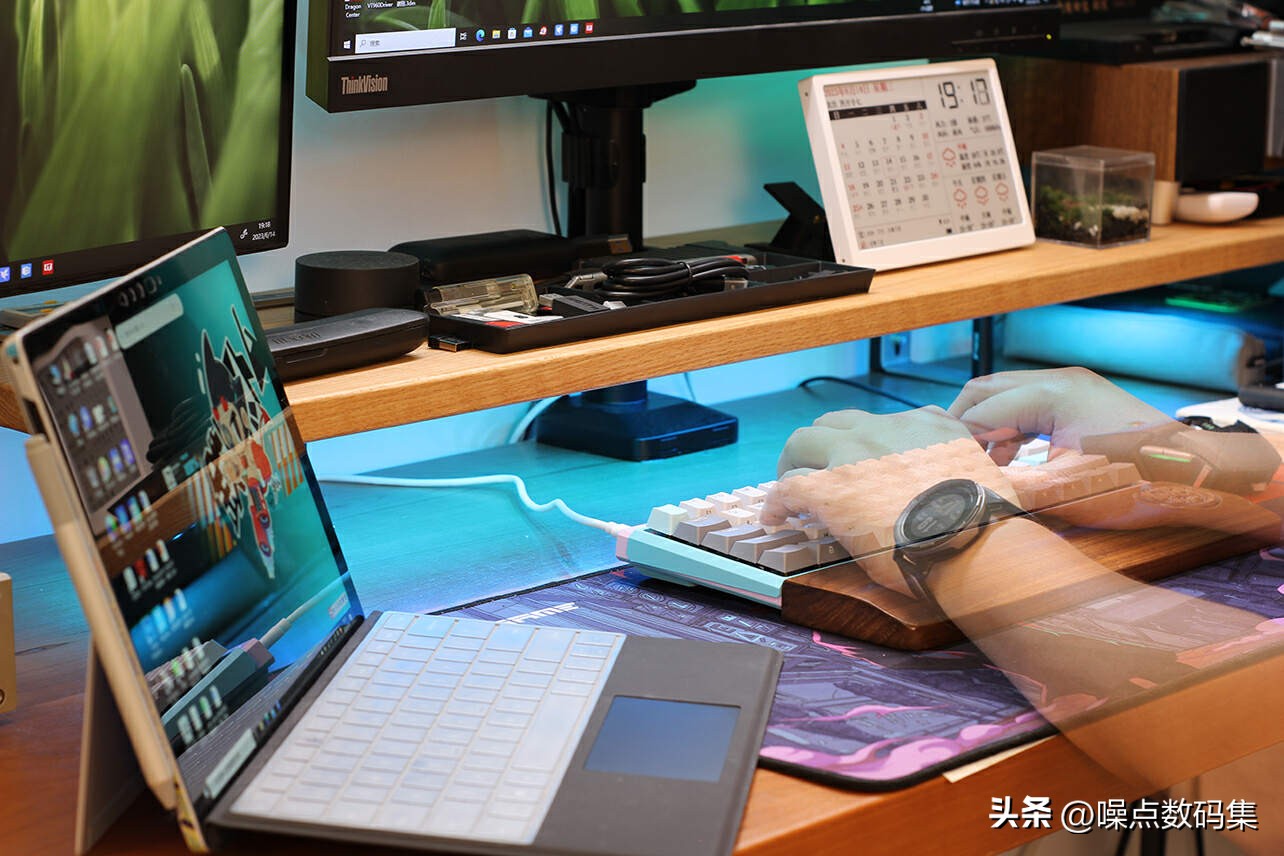 杜伽k330w热插拔机械键盘体验,杜伽k310樱桃黑轴键盘测评