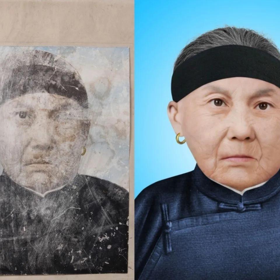 黑白老照片如何修复为清晰照片,老照片高级修复上色教程