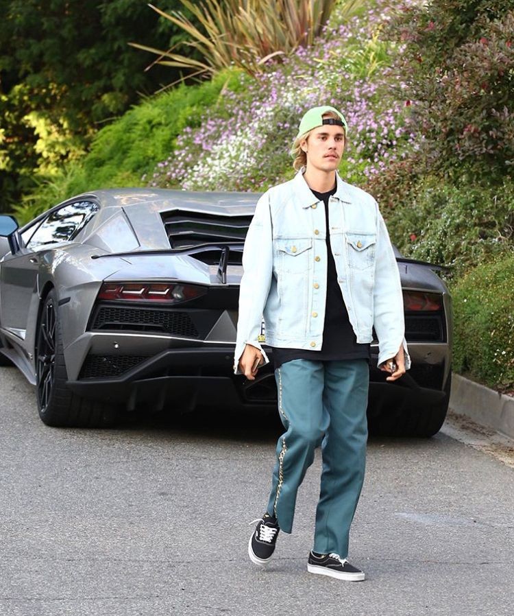 贾斯汀比伯外套牛仔,比伯同款外套fog牛仔