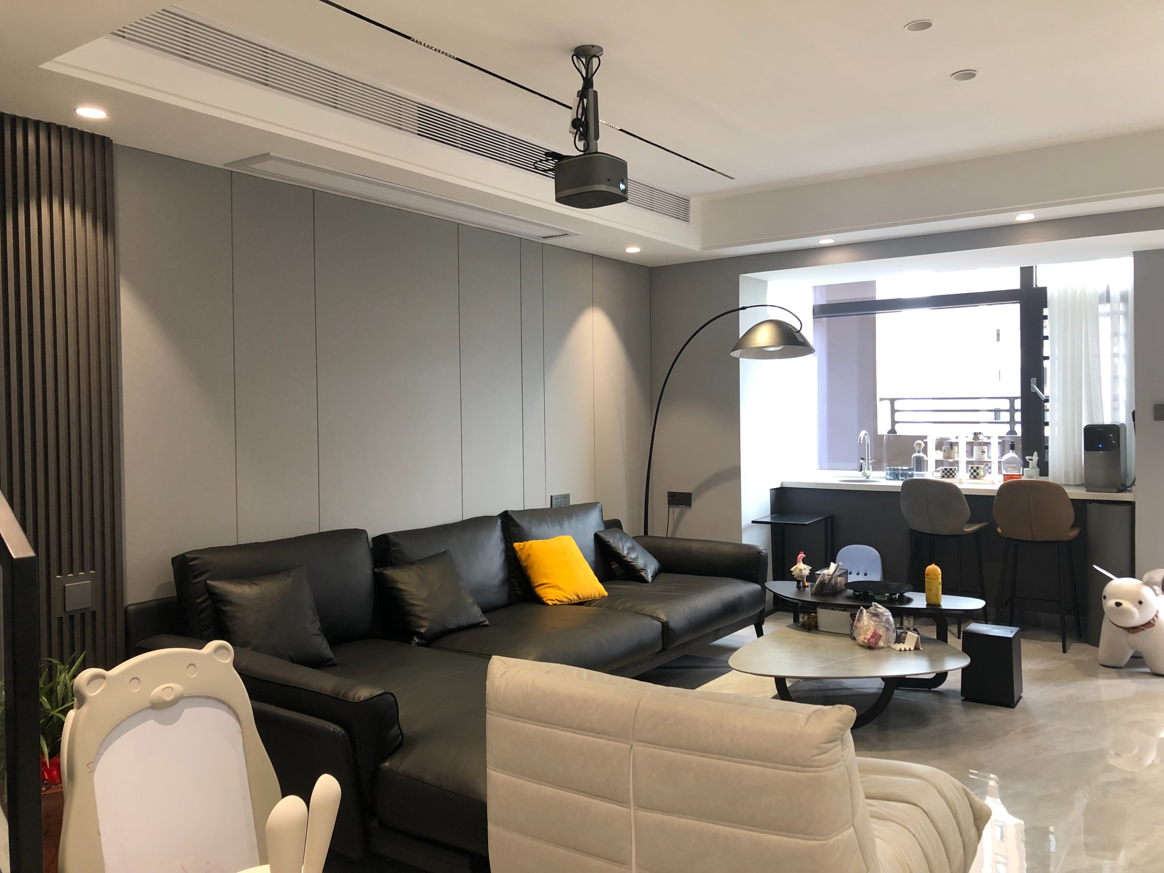 整屋设计思路,72平一楼小户型现代简约装修风格