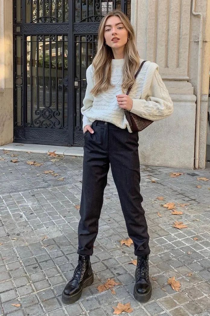 穿长裤显腿长的小白鞋,百搭鞋子秀气显脚小短靴