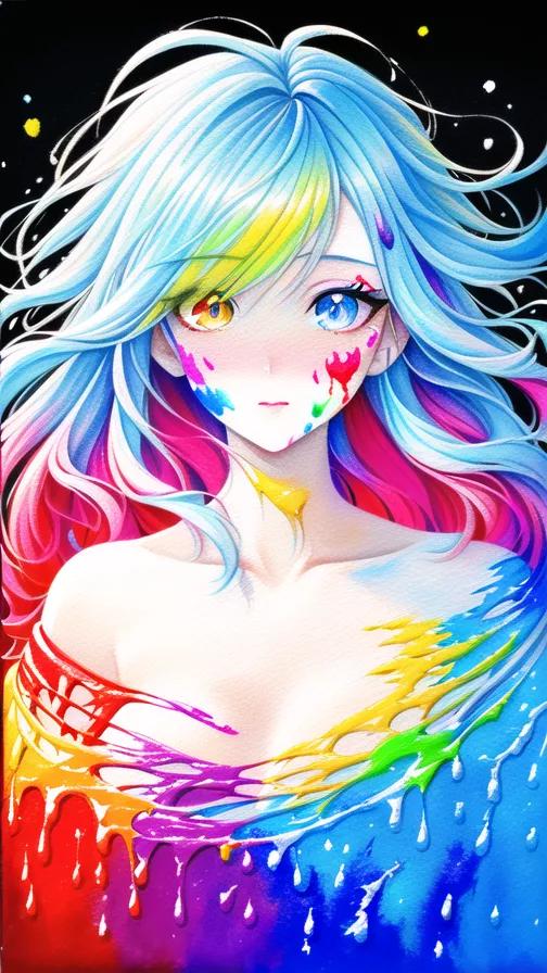 ai绘画美女二次元壁纸,ai绘画2.5d动漫女神壁纸