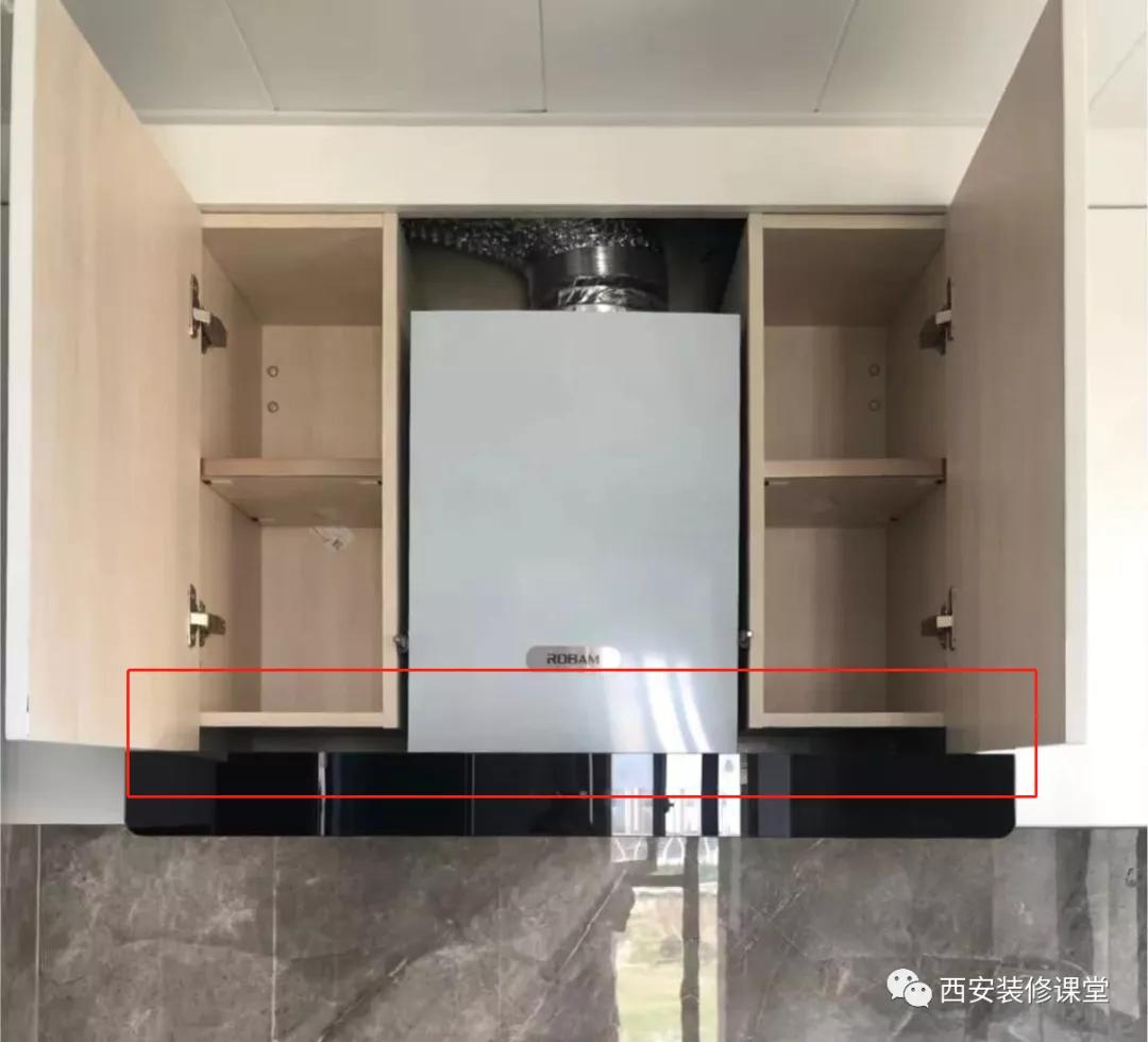 烟机与吊柜之间缝隙如何遮丑,橱柜吊柜烟机缝隙25公分怎么办