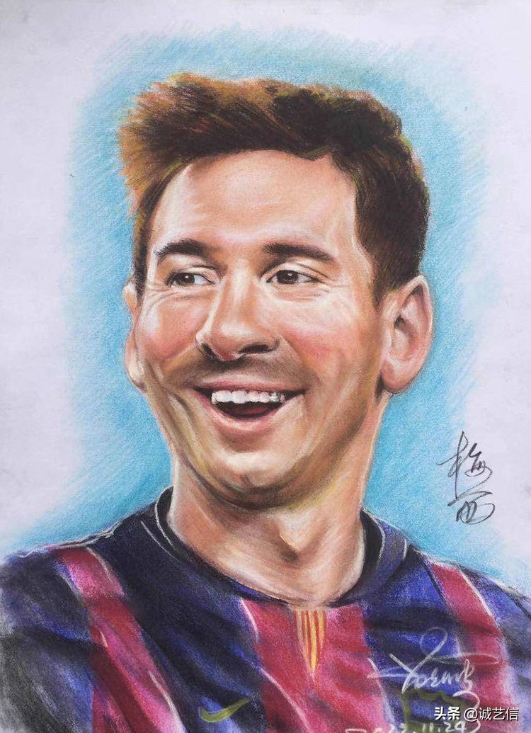 梅西拿着美洲杯来卡塔尔的漫画,梅西世界杯头像漫画