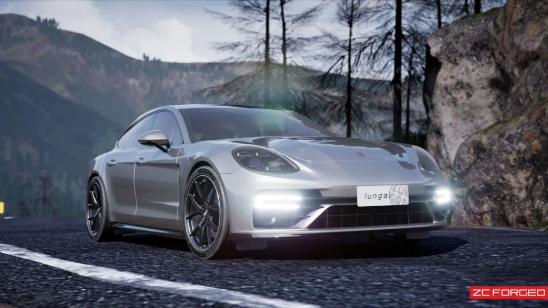 保时捷panamera改taycan前脸,保时捷panamera改装宽胎