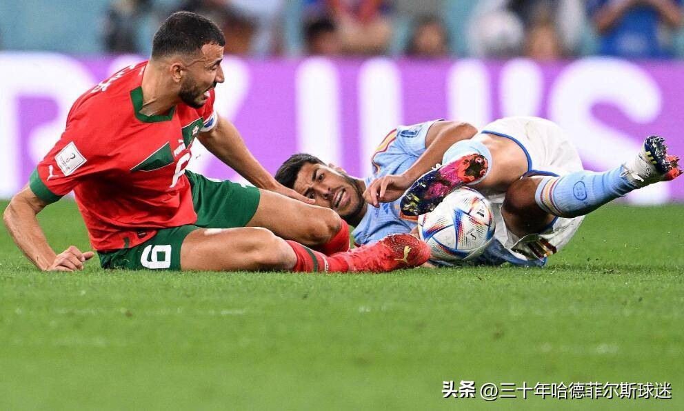 西班牙被摩洛哥淘汰图片,摩洛哥淘汰西班牙现场