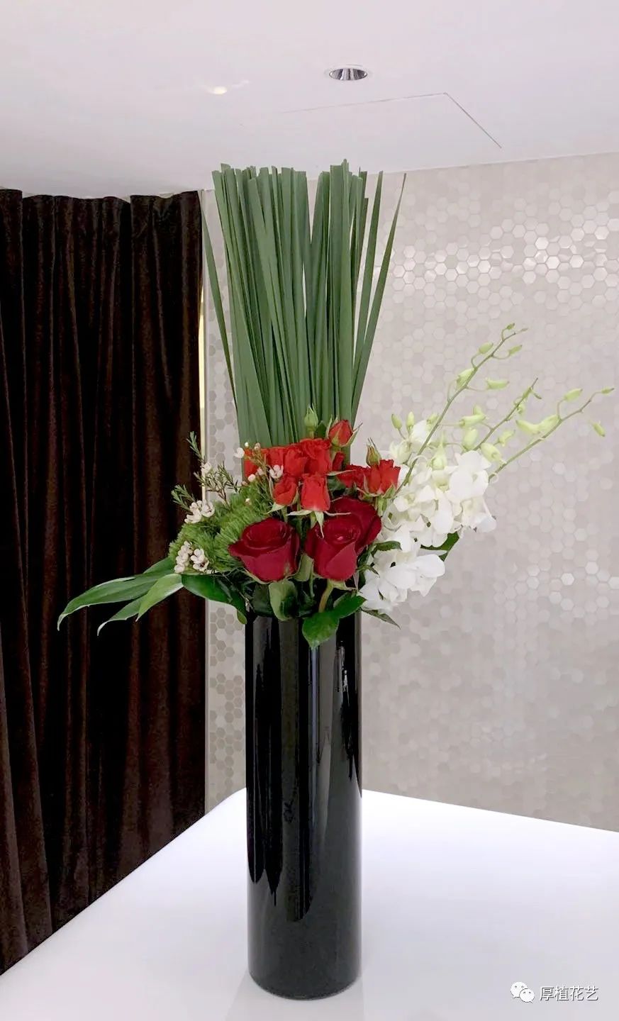 商务前台鲜花,前台花选择