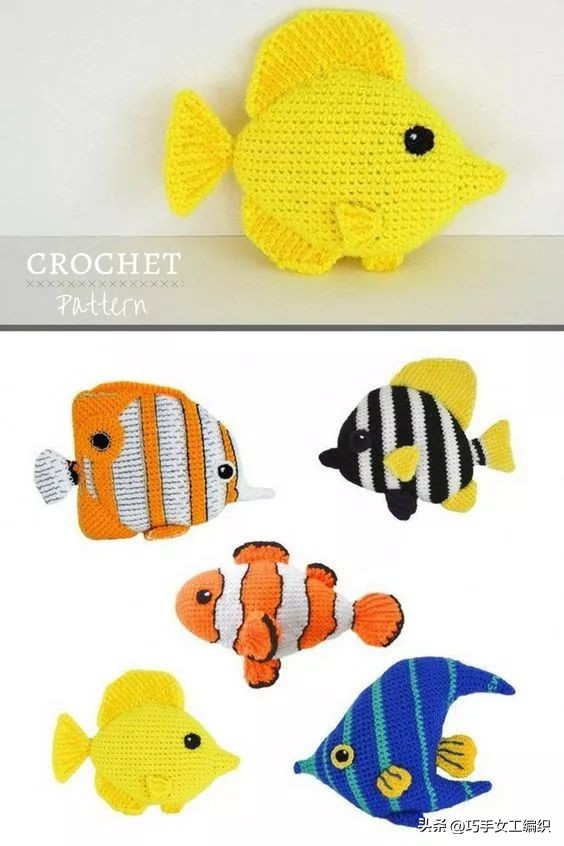 她只用零线就把鱼钩出了百变的花样，还超实用，真是太聪明了！