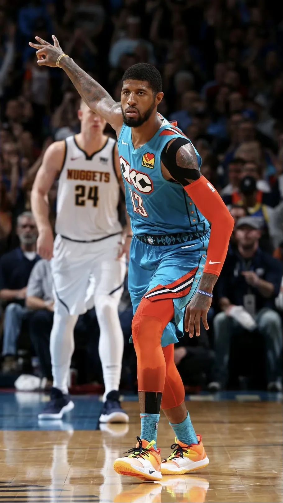 保罗乔治13号霸气高清壁纸,保罗乔治ipad壁纸